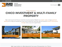 Tablet Screenshot of chicoinvestmentproperty.com